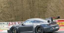 保時捷911 GT3 RS最新諜照 或將於2022年初亮相