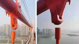 重慶鵝公巖軌道大橋吊索斷裂，大橋臨時停運！是材料出問題了嗎？