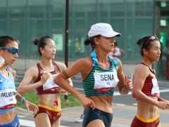 女子競走20公里，收穫中國隊今日第一枚獎牌。晚間將衝擊3金！